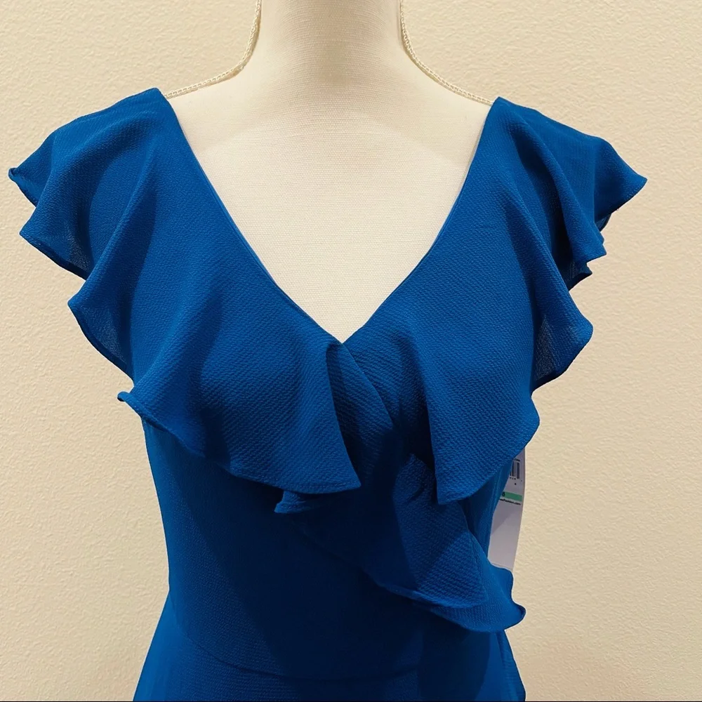 London Times Ruffled Dress - Picture 4 of 7